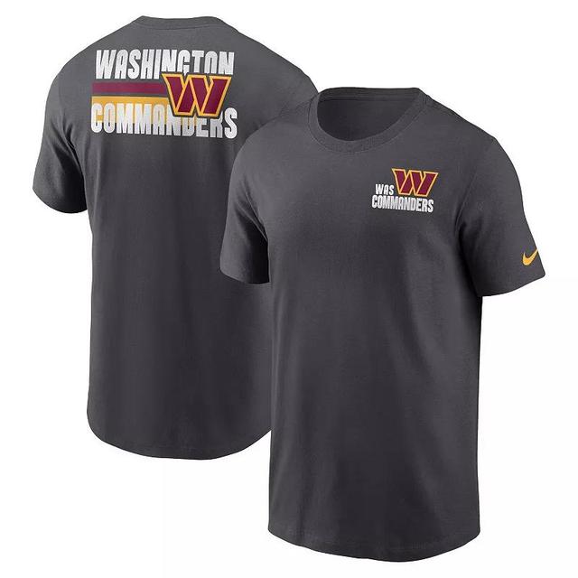 Mens Nike Anthracite Washington Commanders Blitz Essential T-Shirt Product Image