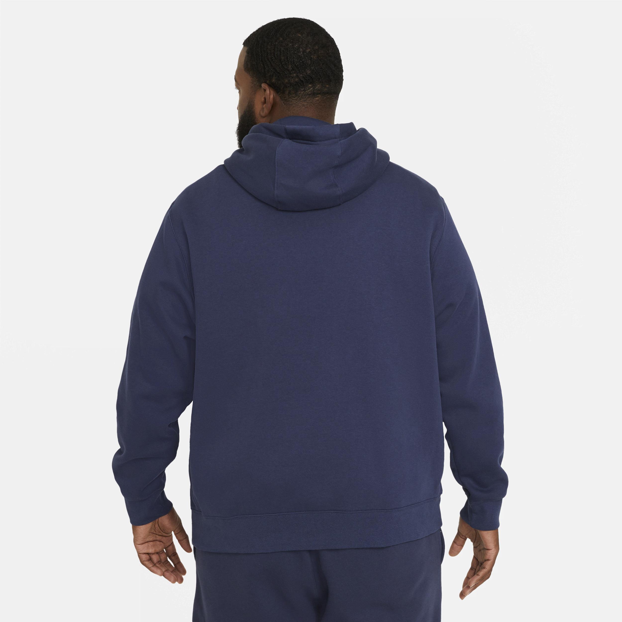 Big & Tall Nike Sportswear Club Fleece Pullover Hoodie, Mens Blue Product Image