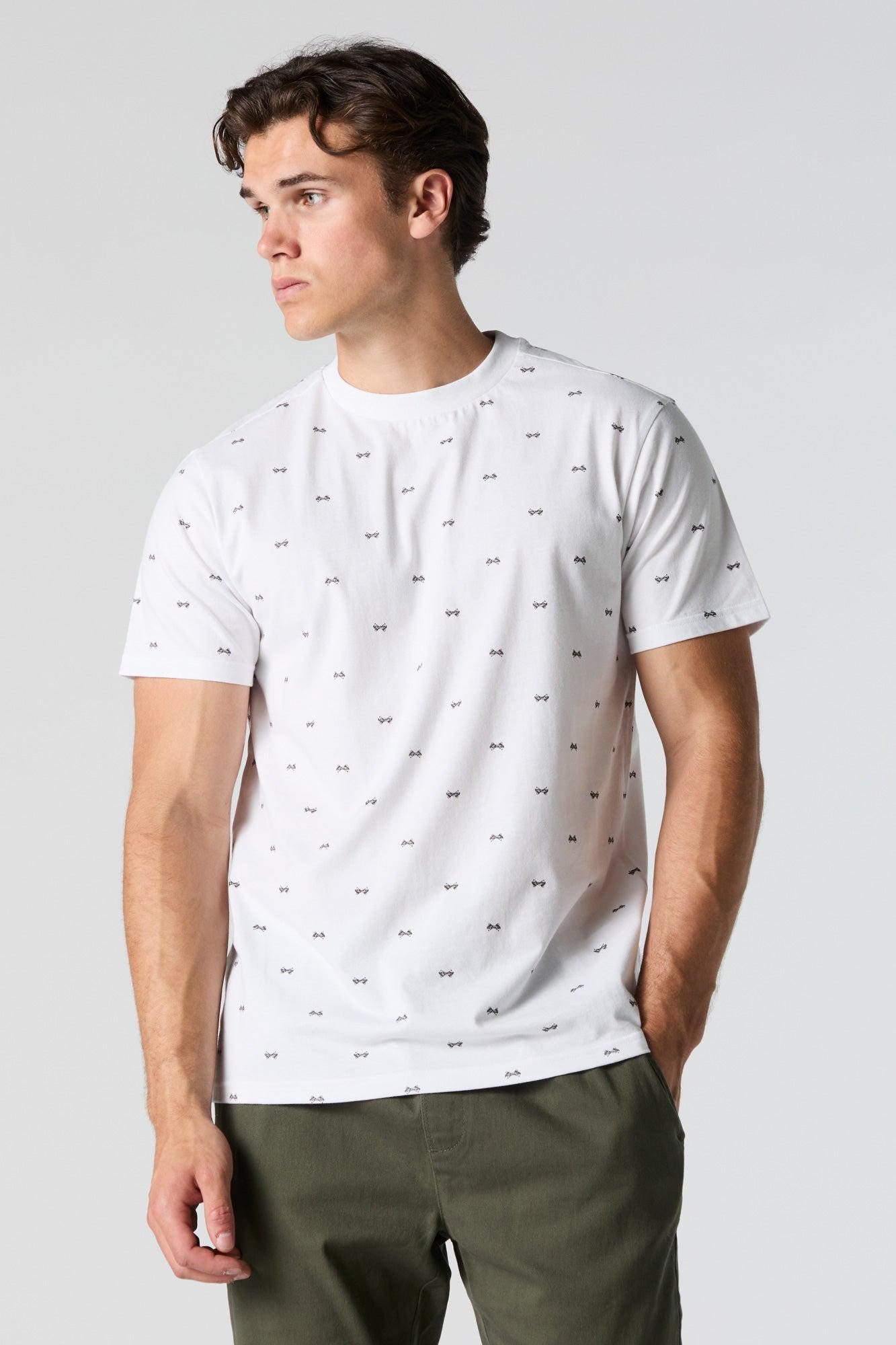 Row Boat Ditsy Print T-Shirt Male Product Image