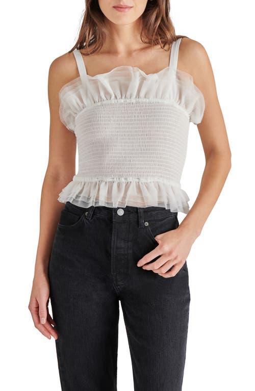 Steve Madden Rhiannon Smocked Tulle Top Product Image