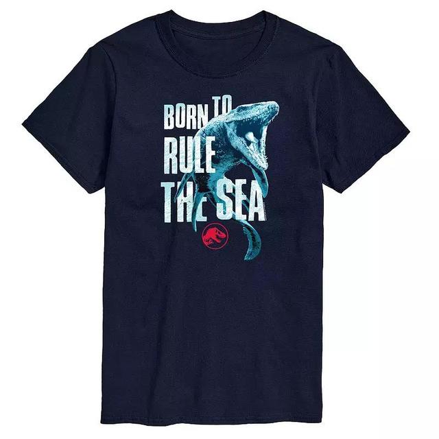 Mens Jurassic World Born To Rule The Sea Long Sleeve Black Product Image