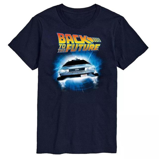 Mens Back To The Future Delorean Time Machine Car Tee Product Image