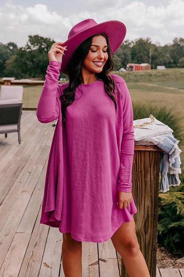 New Chapter Tunic Dress In Pink Product Image