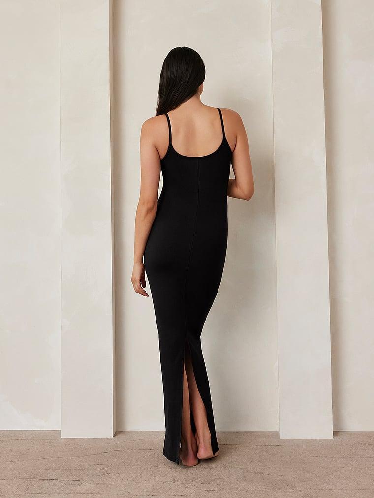 Sculpting Rib Knit Maxi Dress Product Image