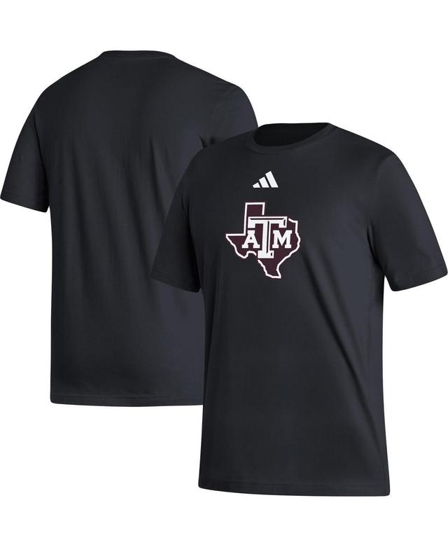 Mens adidas Black Texas A&M Aggies Logo Fresh T-shirt Product Image