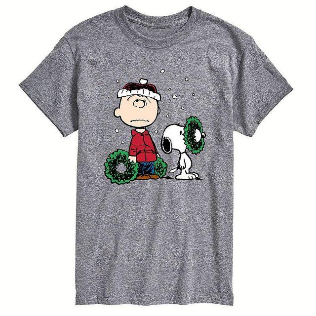 Mens Peanuts Snoopy Santa Reindeer Tee Product Image