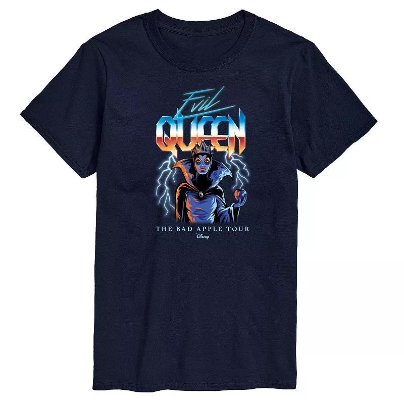 Disney Villains Evil Queen Big & Tall Bad Apple Graphic Tee, Mens Blue Product Image