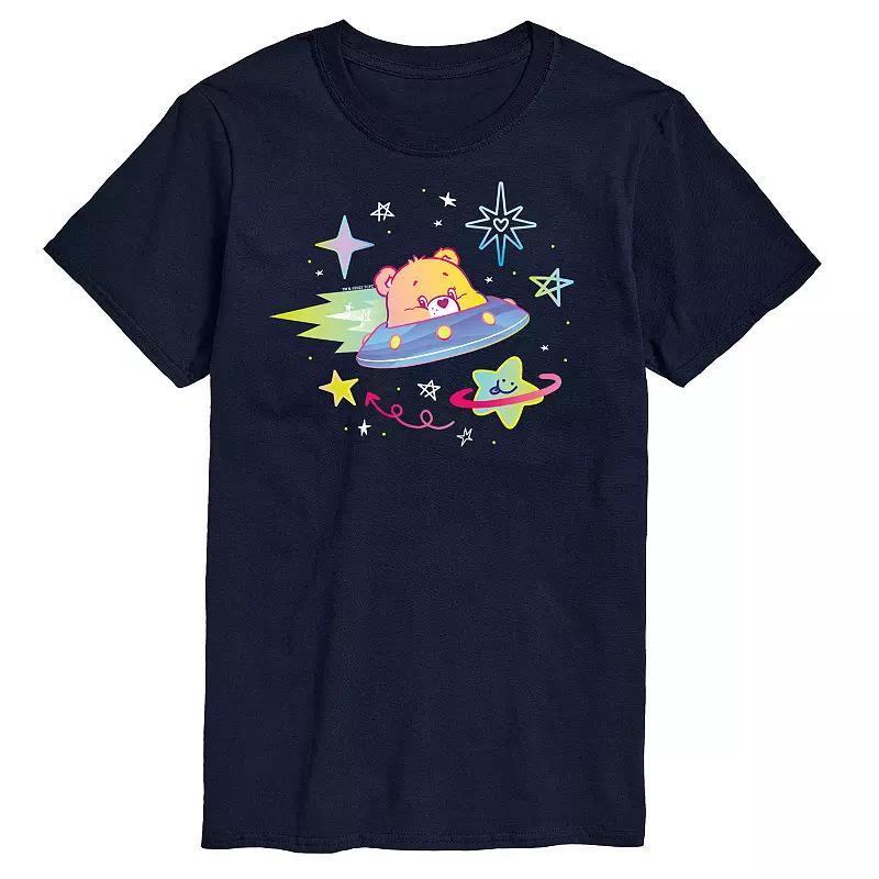 Mens Care Bears UFO Stars Graphic Tee Product Image