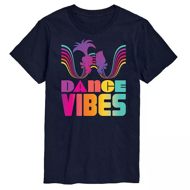 Mens Trolls Dance Vibes Poppy Tee Blue Product Image