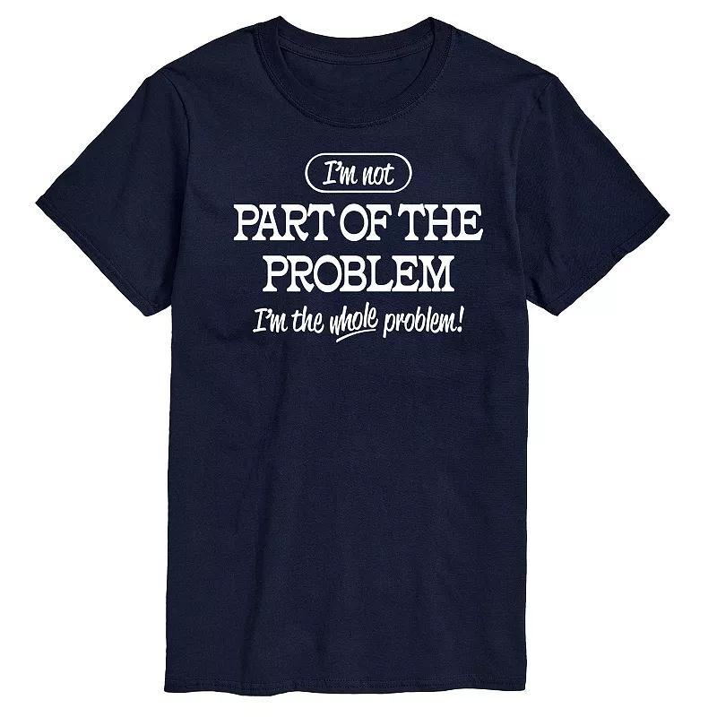 Mens Part Of The Problem Graphic Tee Grey Blue Product Image