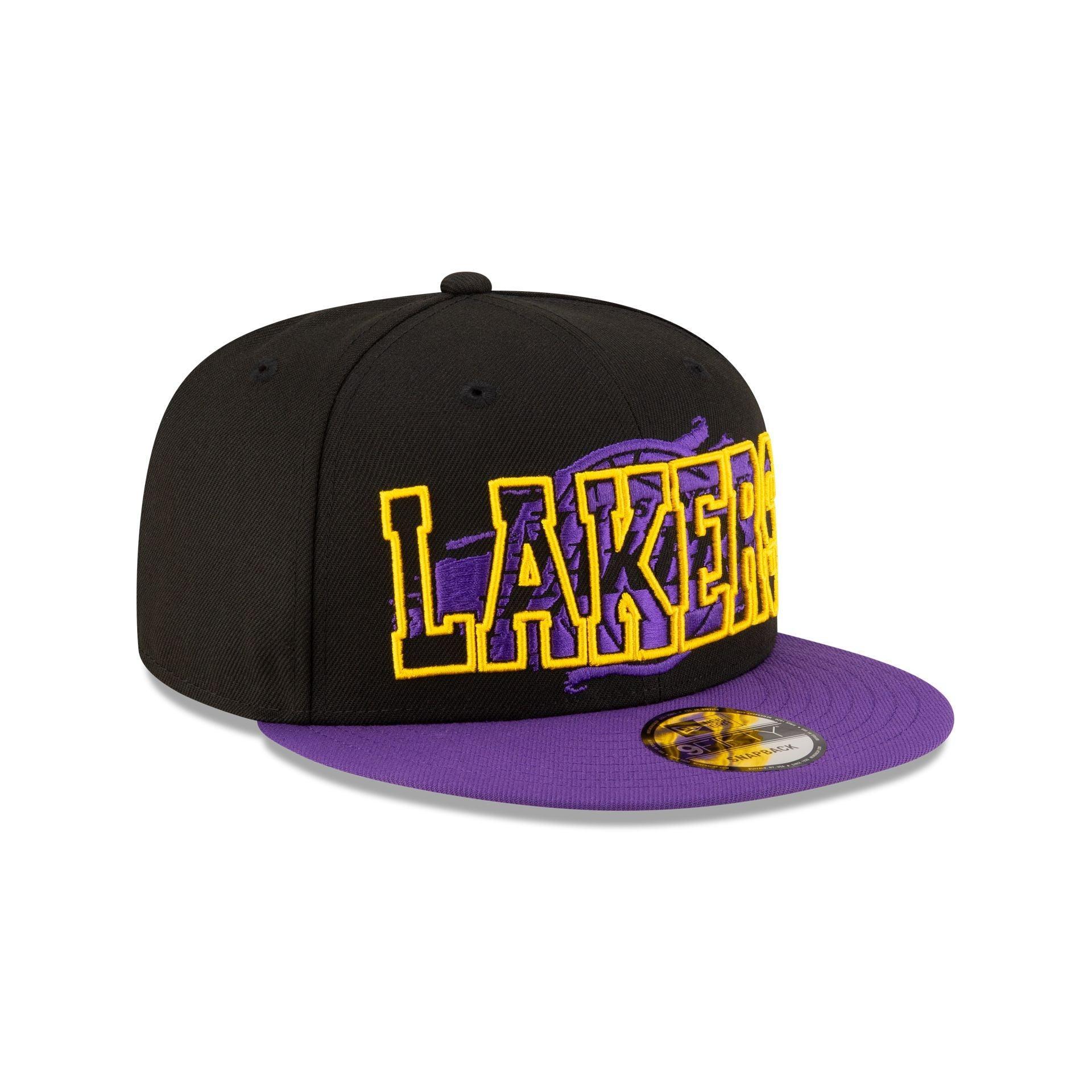 Los Angeles Lakers Splatter 9FIFTY Snapback Hat Male Product Image