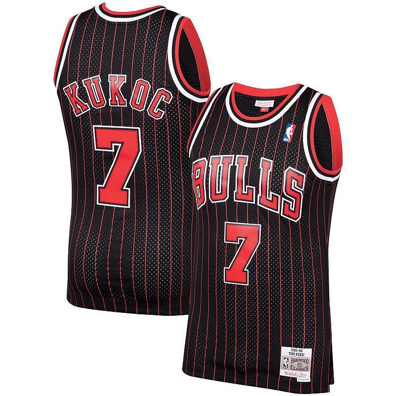 Mens Mitchell & Ness Toni Kukoc Chicago Bulls 1995-96 Hardwood Classics Swingman Player Jersey Product Image