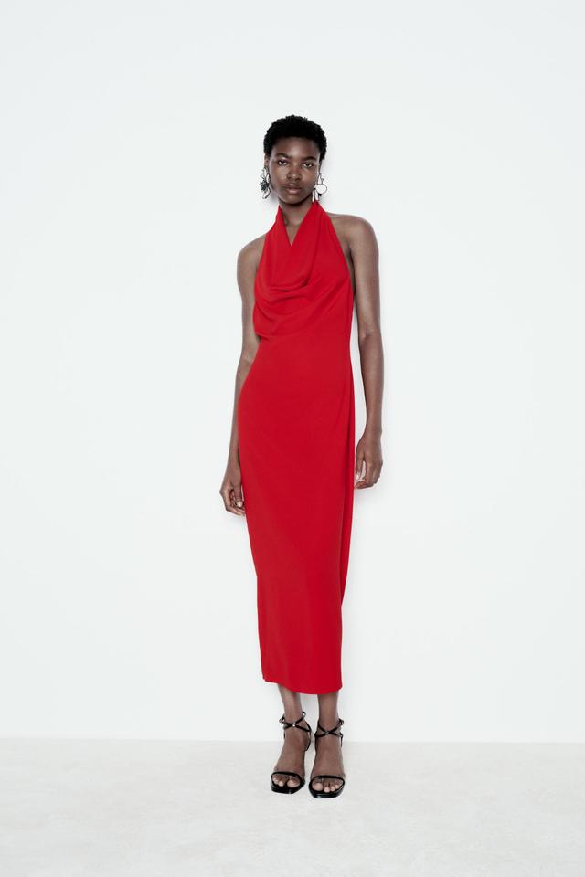 MIDI HALTER DRESS Product Image