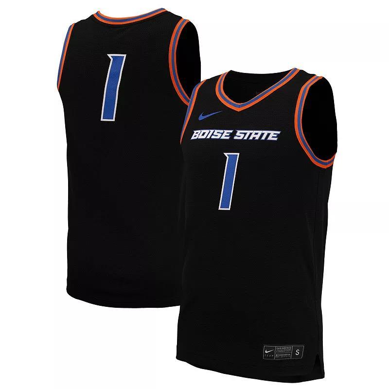 Mens Nike #1 Boise State Broncos Replica Basketball Jersey Product Image