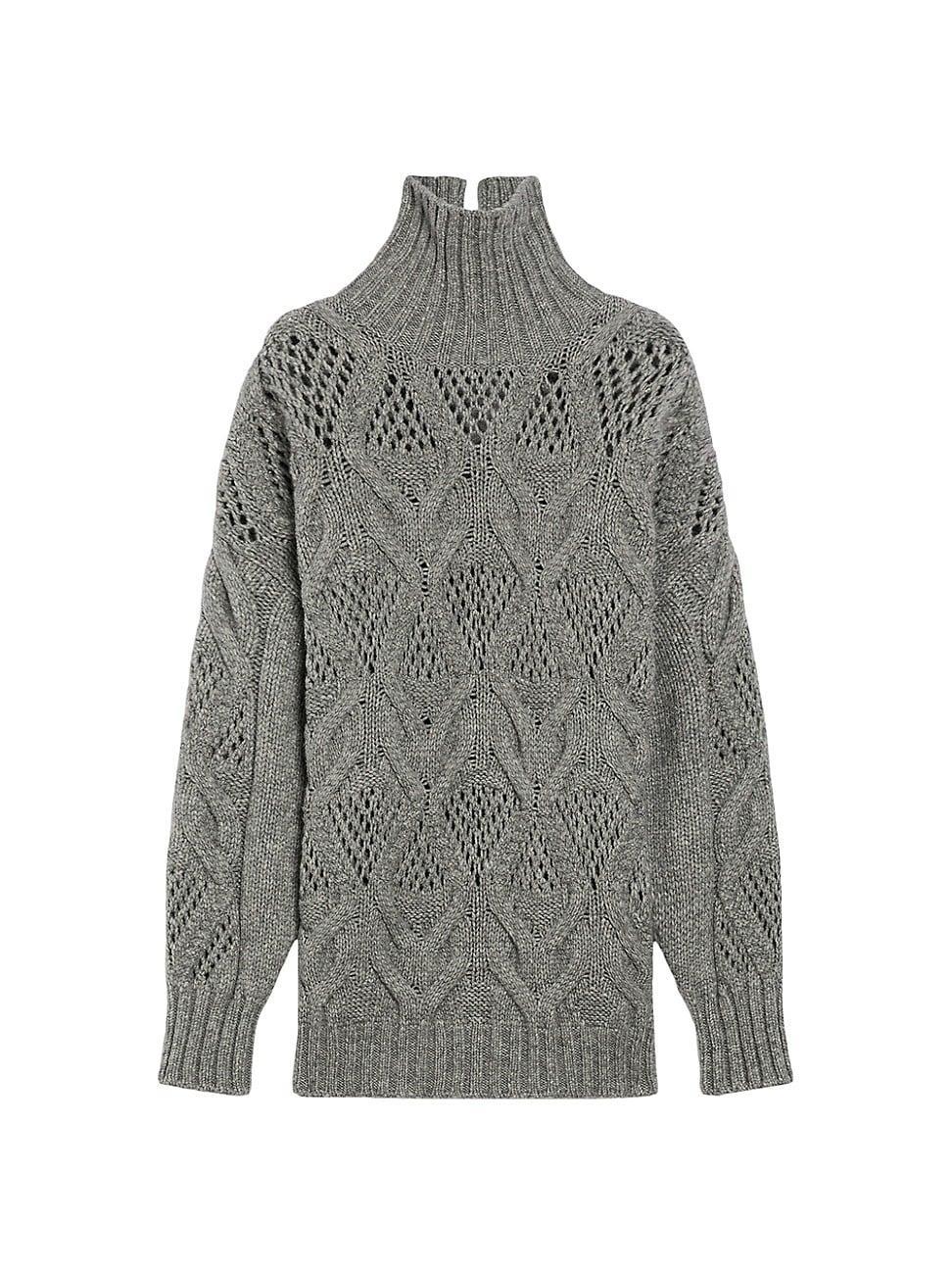 Womens Edicola Wool Cable-Knit Sweater Product Image