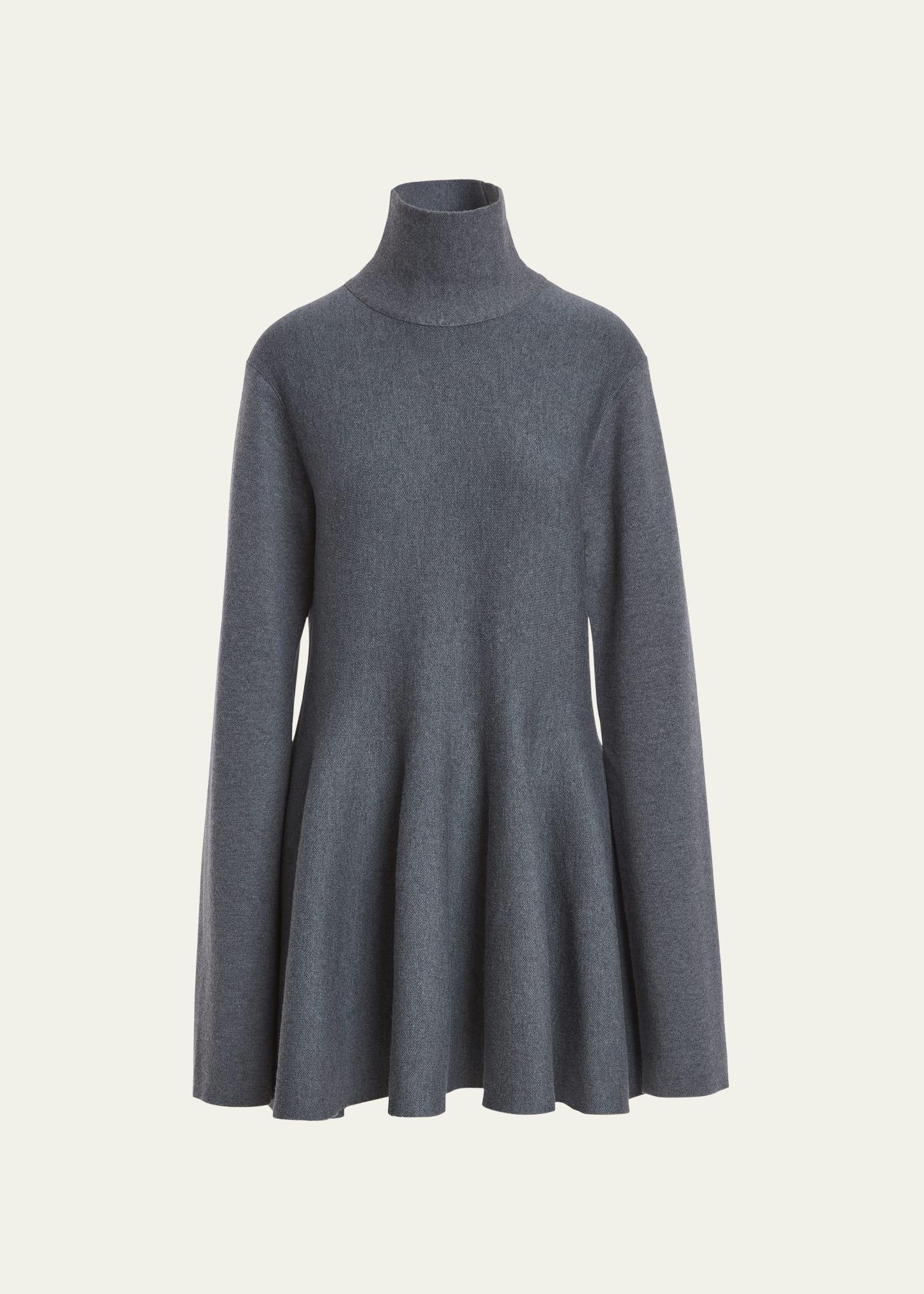 Womens Clarice Wool-Blend Turtleneck Minidress Product Image