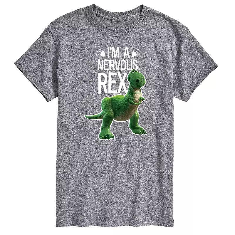 Disney / Pixars Toy Story Big & Tall Nervous Rex Graphic Tee, Mens Product Image