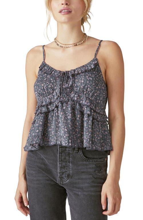 Lucky Brand Print Shine Chiffon Camisole Product Image