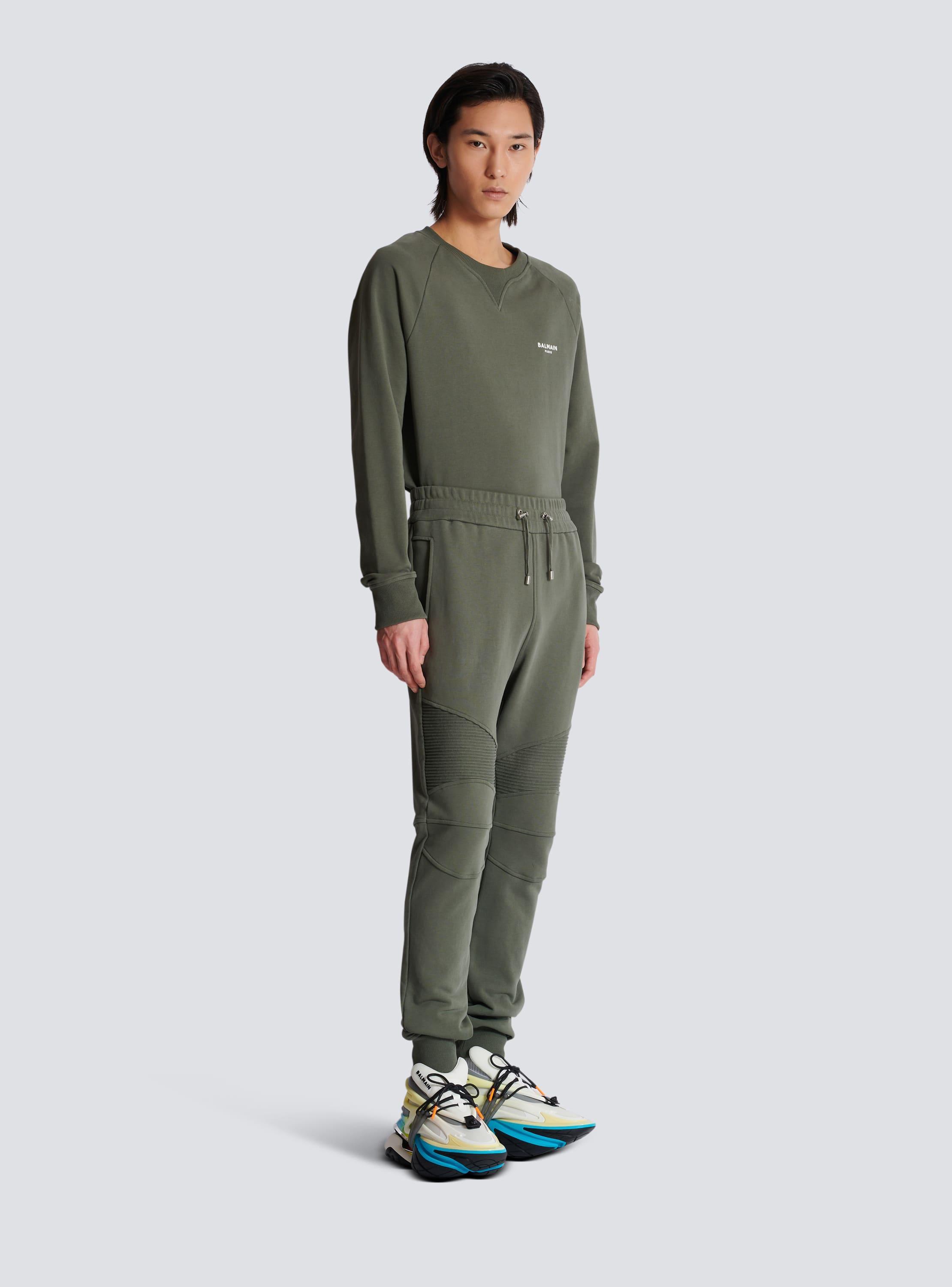 Flocked Balmain Paris joggers Product Image