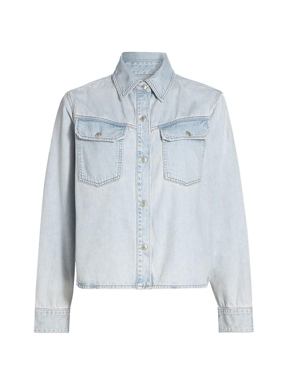 Womens Nola Denim Oversized Shirt Product Image