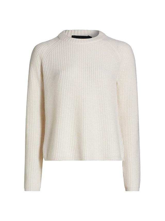 Womens Cashmere Fisherman Sweater Product Image