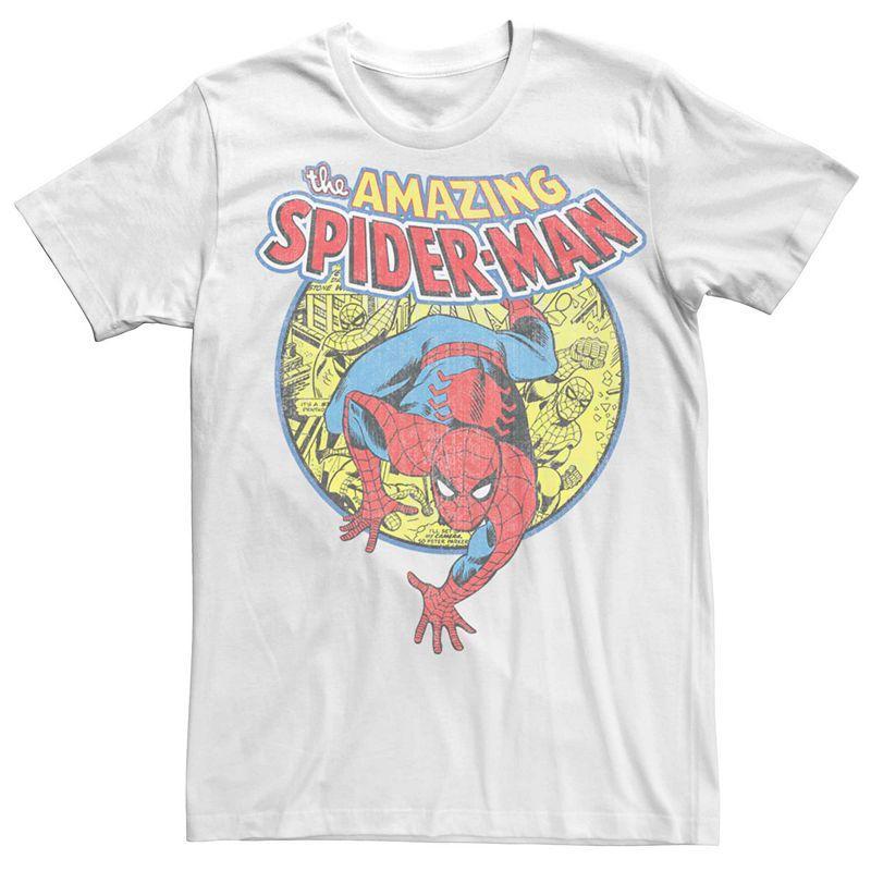 Mens Marvels Spider-Man Classic Collage Logo Tee Product Image