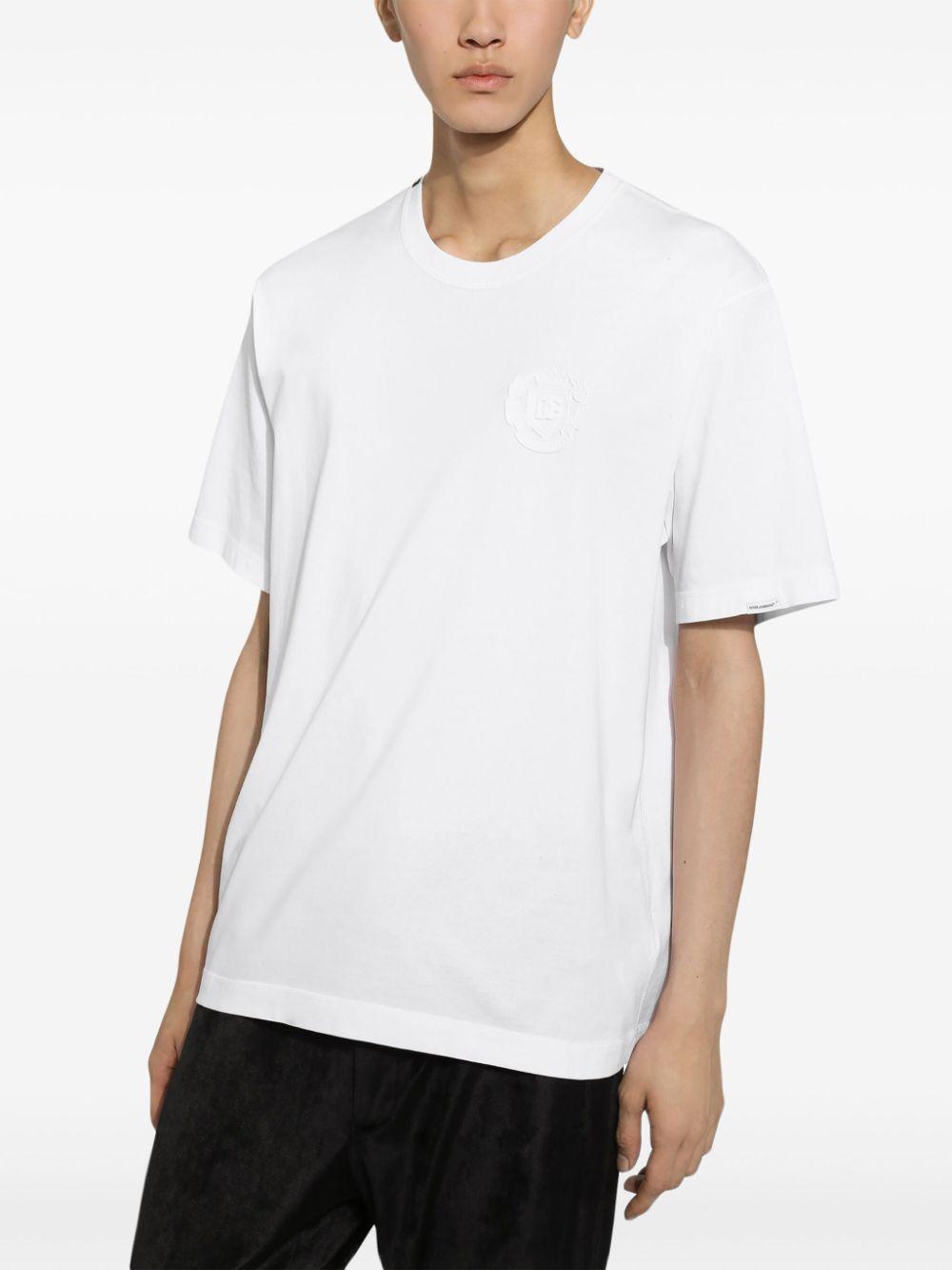 Embroidered Logo T-shirt In White Product Image