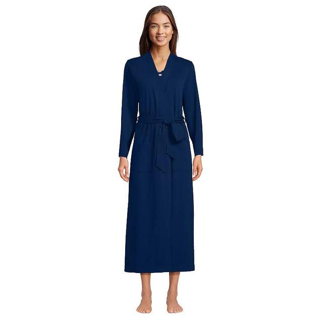 Womens Lands End Cotton Long Sleeve Robe Product Image