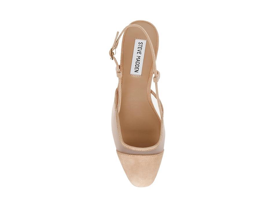 Steve Madden Belinda-M Mesh Suede Cap Toe Slingback Flats Product Image