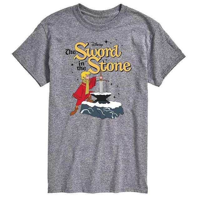 Disneys The Sword And The Stone Big & Tall Logo Graphic Tee, Mens Product Image