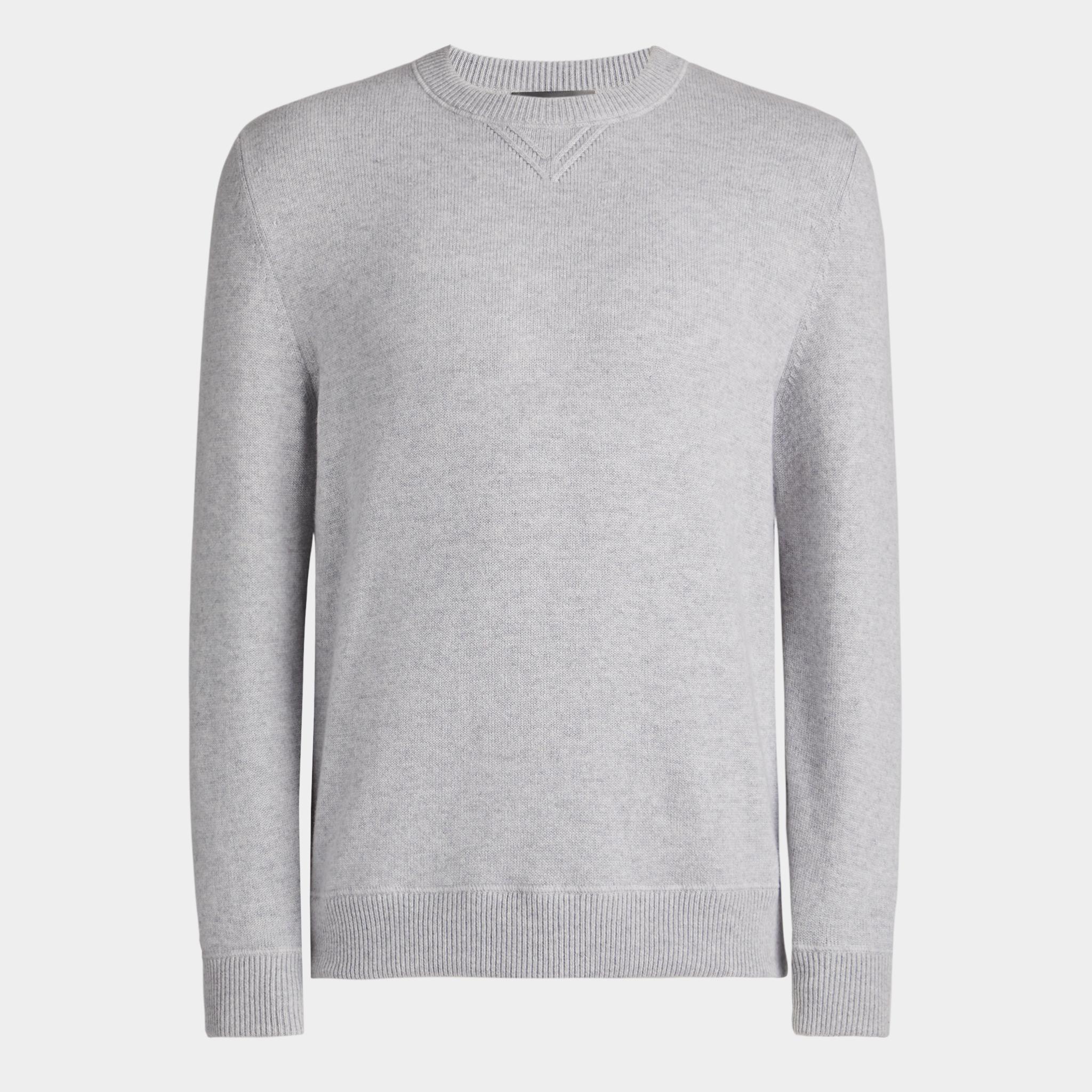 FRESH TAKE ON THE CASHMERE CREWNECK SWEATER Product Image