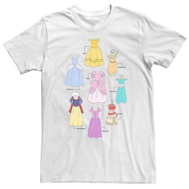 Mens Disney Princess Dresses Collage tee Product Image