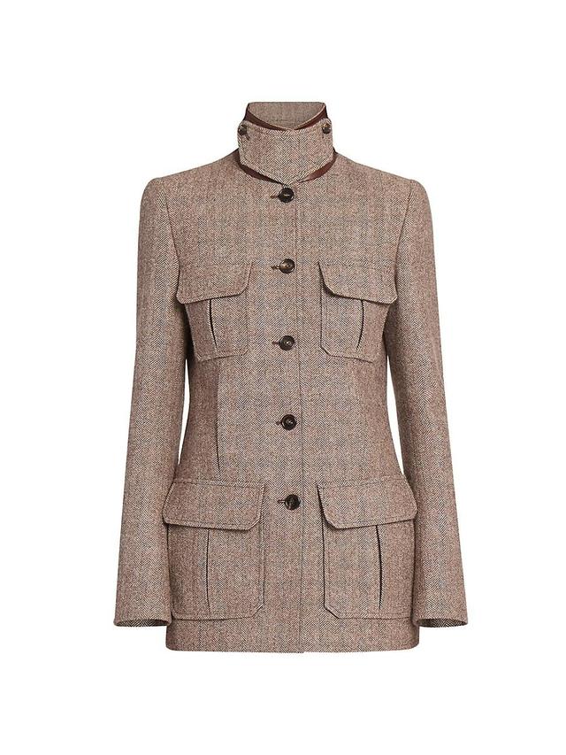 Womens Wool Long Coat Product Image