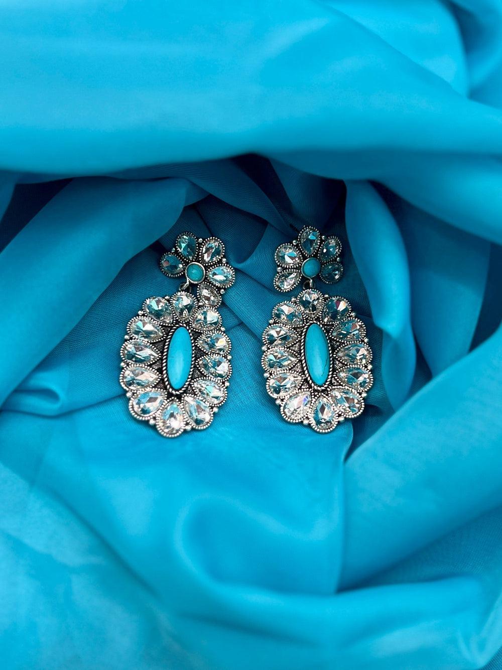 Crown Rhinestone Jewel of the Rodeo Earrings-2 Designs Product Image