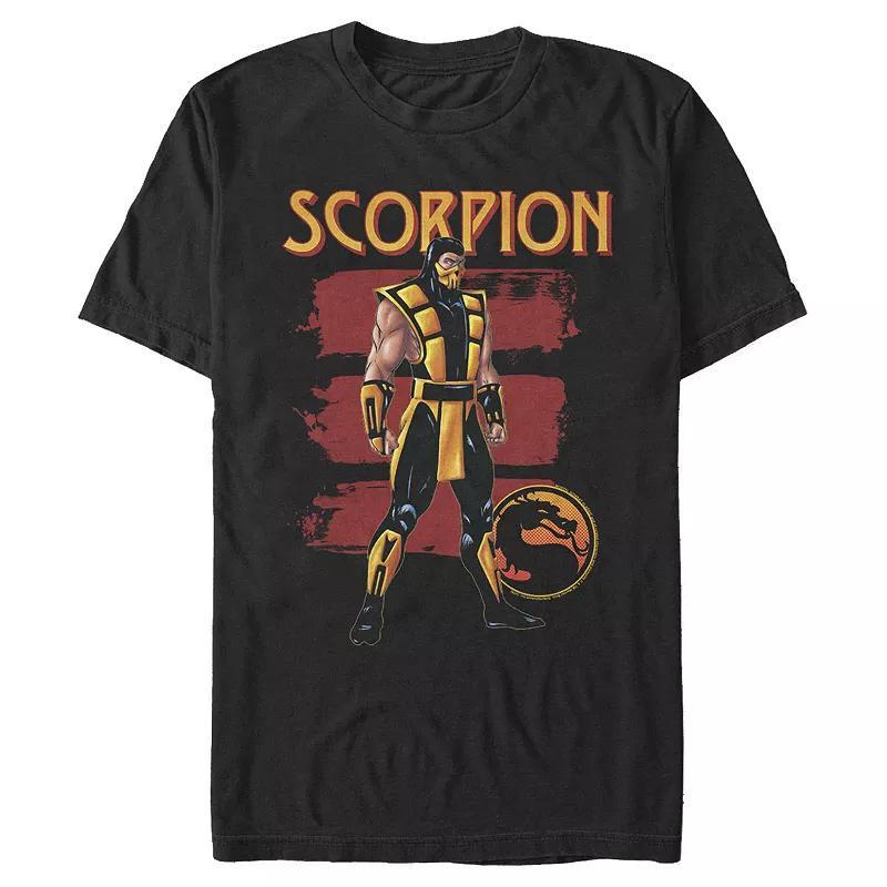 Mens Mortal Kombat SCORPION Graphic Tee Product Image