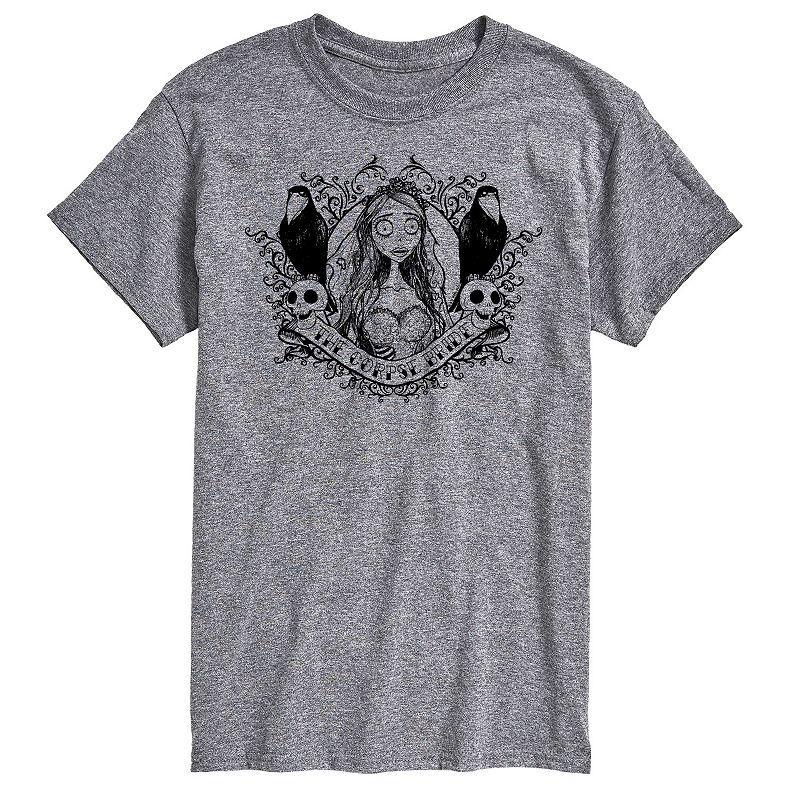 Big & Tall Corpse Bride Crows Graphic Tee, Mens Product Image