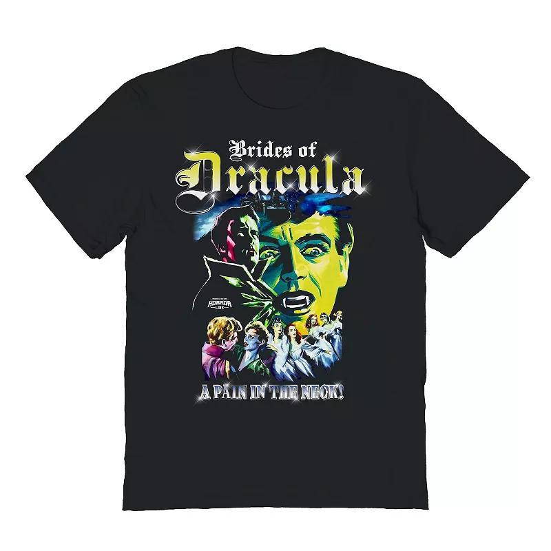 Mens Dracula Pain Horror Graphic Tee Product Image