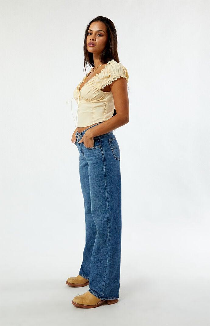 Womens Levis Superlow Loose Straight-Leg Jeans Product Image