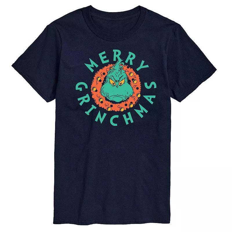 Mens Dr. Seuss The Grinch Merry Grinchmas Graphic Tee Product Image