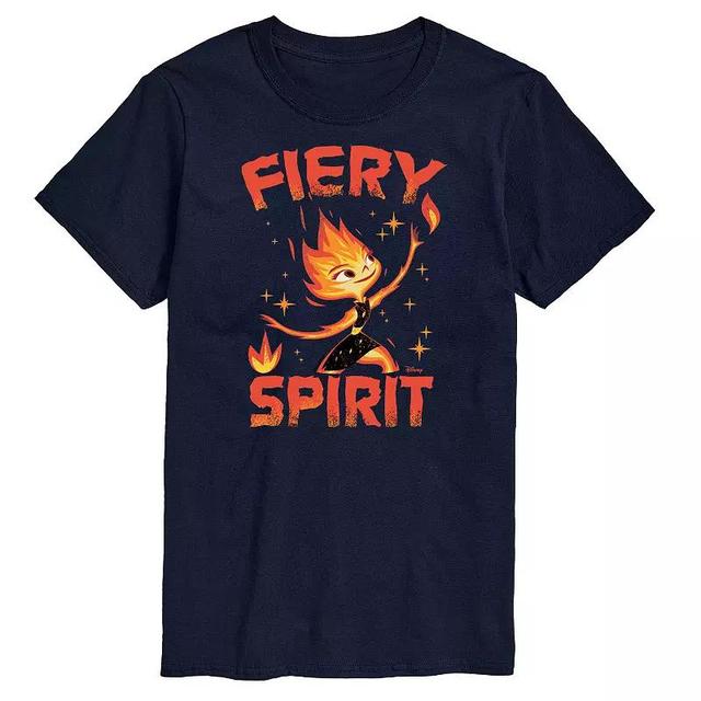 Mens Elemental Fiery Spirit Tee Blue Product Image