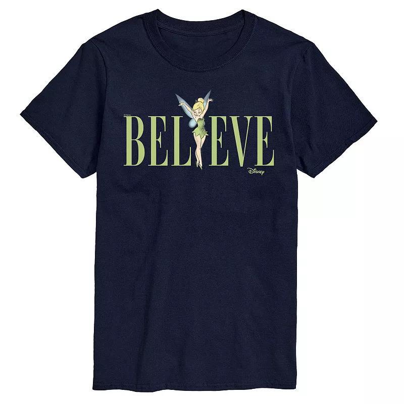 Disneys Tinker Bell Big & Tall Believe Graphic Tee, Mens Product Image