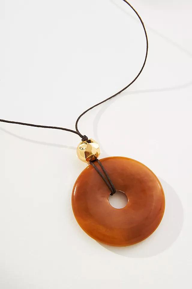 Frasier Sterling Smooth Stone Necklace Product Image