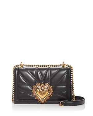 Dolce & Gabbana Devotion Logo Heart Lambskin Crossbody Bag Product Image