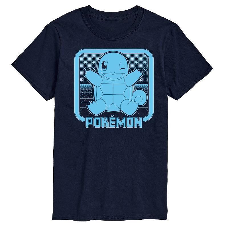 Mens Pokemon Retro Squirtle Graphic Tee Blue Product Image