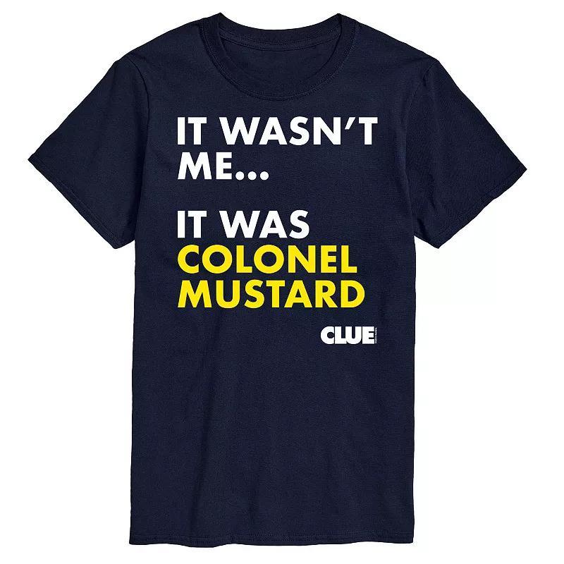 Mens Clue It Was Colonel Mustard Graphic Tee Product Image