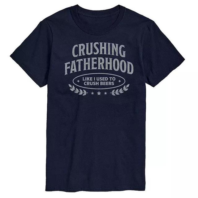 Mens Crushing Fatherhood Graphic Tee Product Image