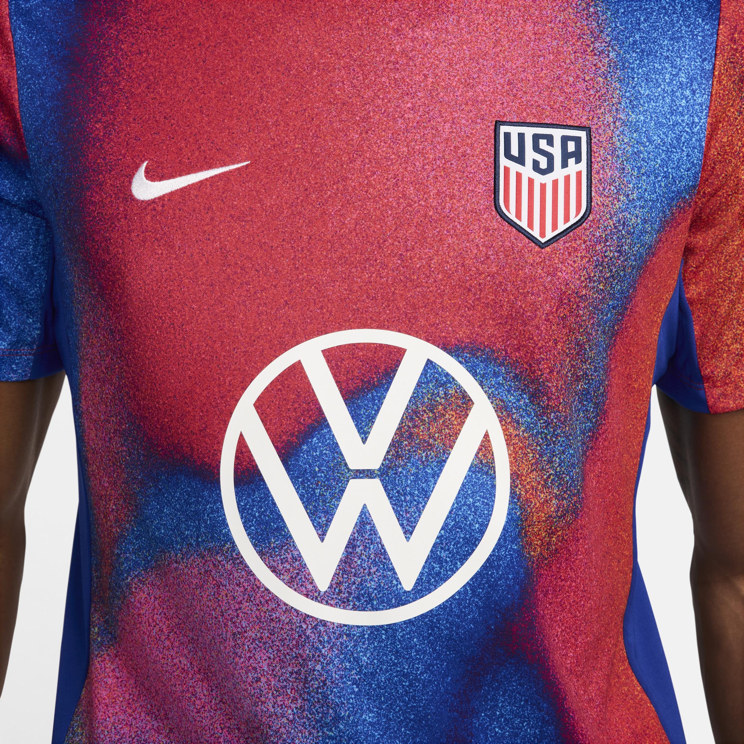 USA Academy Pro Nike Mens Dri-FIT Soccer Pre-Match Short-Sleeve Top Product Image