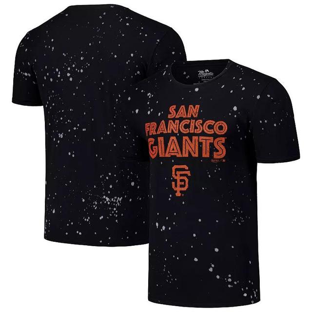 Mens Majestic Threads /White San Francisco Giants Splatter T-Shirt Product Image