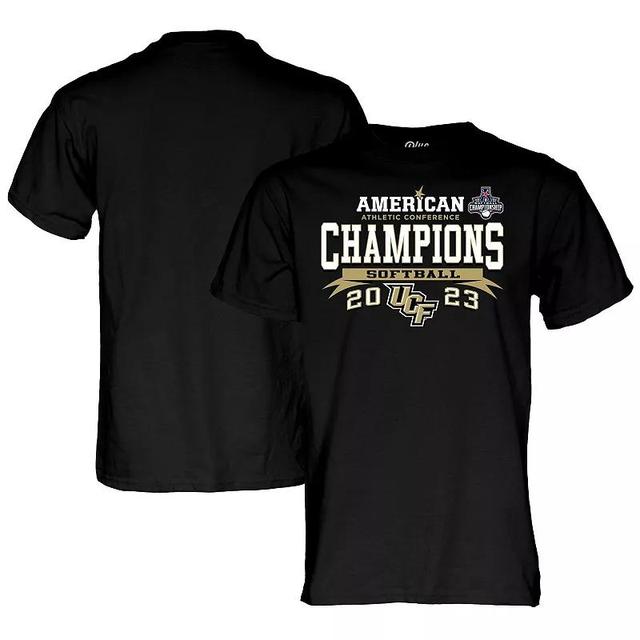 Mens Blue 84 UCF Knights 2023 AAC Softball Conference Tournament Champions Locker Room T-Shirt Product Image