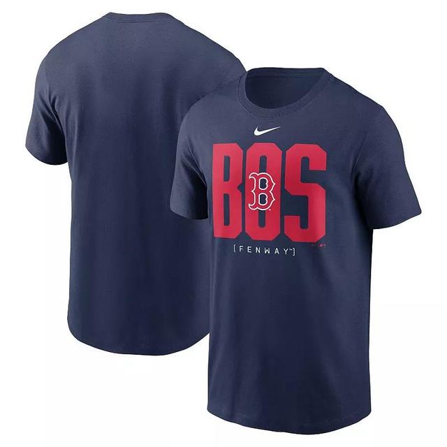 Mens Nike Boston Red Sox Scoreboard T-Shirt Blue Product Image